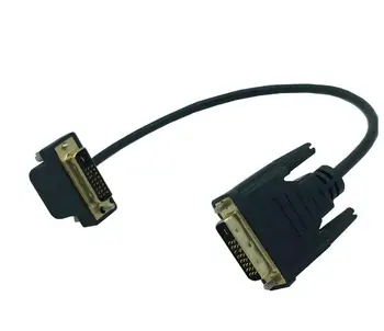 90 Degree Right Down Angled DVI 24+1 -D Digital Dual Link Male To Male Extension Cable Adapter for HDTV LCD Monitor 30cm
90 Degree Right Down Angled DVI 24+1 -D Digital Dual Link Male To Male Extension Cable Adapter for HDTV LCD Monitor 30cm