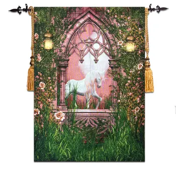 Belgian European style Tapestries Medieval Tapestry of classical art "Unicorn" 57X78CM GT-DJS204
Belgian European style Tapestries Medieval Tapestry of classical art "Unicorn" 57X78CM GT-DJS204