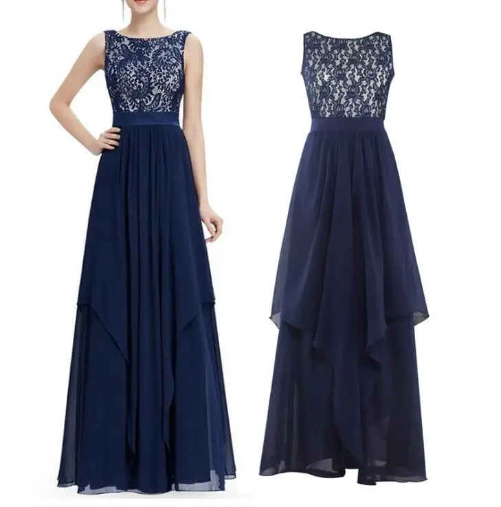 New women plus size dress sleeveless O-neck chiffon long dress ladies Lace sexy party dress longo vestido de festa robe femme
New women plus size dress sleeveless O-neck chiffon long dress ladies Lace sexy party dress longo vestido de festa robe femme