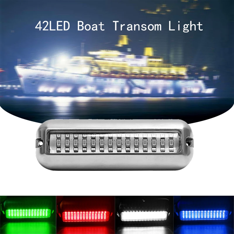 1pc 42 LED 80W 538LM Underwater Pontoon Boat Transom Fishing Light Underwater Waterpro of Lamp 316SS Cover Waterproof
1pc 42 LED 80W 538LM Underwater Pontoon Boat Transom Fishing Light Underwater Waterpro of Lamp 316SS Cover Waterproof
