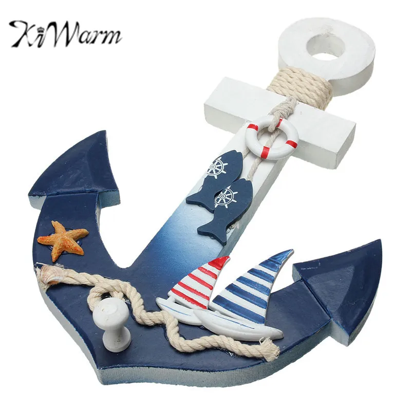 KiWarm New Mediterranean Style Wooden Nautical Anchor Wall Hanging Hook Ship Star Fish Ornaments For Home Door Decor Gift
KiWarm New Mediterranean Style Wooden Nautical Anchor Wall Hanging Hook Ship Star Fish Ornaments For Home Door Decor Gift