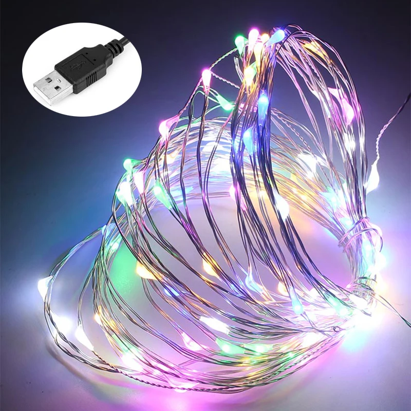 5M 50 LED USB Operated DC 5V Led Starry String Lights Copper Wire LED Xmas Lights for Party wedding holiday Garden Decoration
5M 50 LED USB Operated DC 5V Led Starry String Lights Copper Wire LED Xmas Lights for Party wedding holiday Garden Decoration