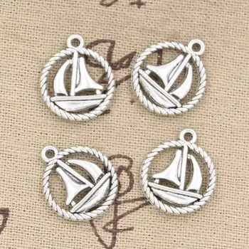8pcs Charms Sailing Ship 19x16mm Antique Making Pendant fit,Vintage Tibetan Bronze Silver color,DIY Handmade Jewelry
8pcs Charms Sailing Ship 19x16mm Antique Making Pendant fit,Vintage Tibetan Bronze Silver color,DIY Handmade Jewelry