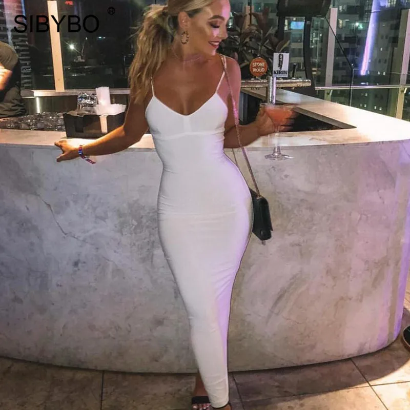 Sibybo Sleeveless Spaghetti Strap Long Dress Women Fashion V-Neck Backless Summer Bodycon Dress Beach Sexy Party Dress Maxi
Sibybo Sleeveless Spaghetti Strap Long Dress Women Fashion V-Neck Backless Summer Bodycon Dress Beach Sexy Party Dress Maxi
