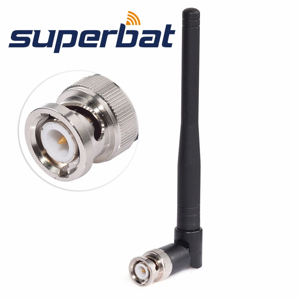 Superbat 433Mhz Omnidirectional Antenna 3dBi Tilt-and-Swivel BNC Male Plug Connector for Ham Radio
Superbat 433Mhz Omnidirectional Antenna 3dBi Tilt-and-Swivel BNC Male Plug Connector for Ham Radio