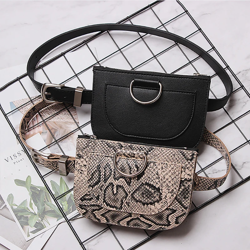 Women Waist Pack Serpentine Fanny Pack Pu Leather Chest Bag Female Fashion Snake Skin Belt Bag High Quality Purse
Women Waist Pack Serpentine Fanny Pack Pu Leather Chest Bag Female Fashion Snake Skin Belt Bag High Quality Purse