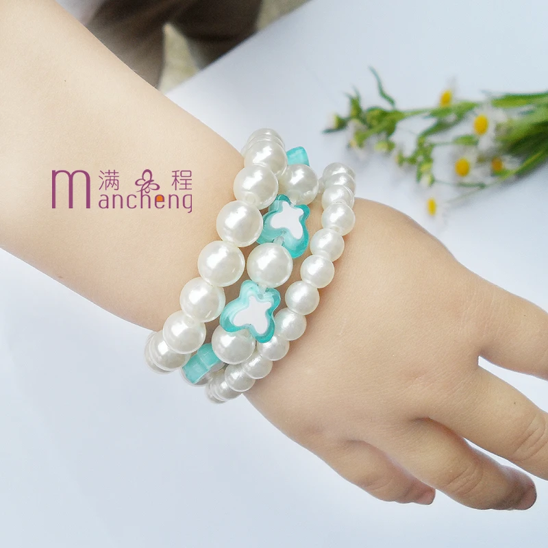 New 3pcs/ sets Elastic Kids Girl Boy Candy Color White pearl butterfly Wristbands Bracelet Children Toy Bangles Jewelry
New 3pcs/ sets Elastic Kids Girl Boy Candy Color White pearl butterfly Wristbands Bracelet Children Toy Bangles Jewelry