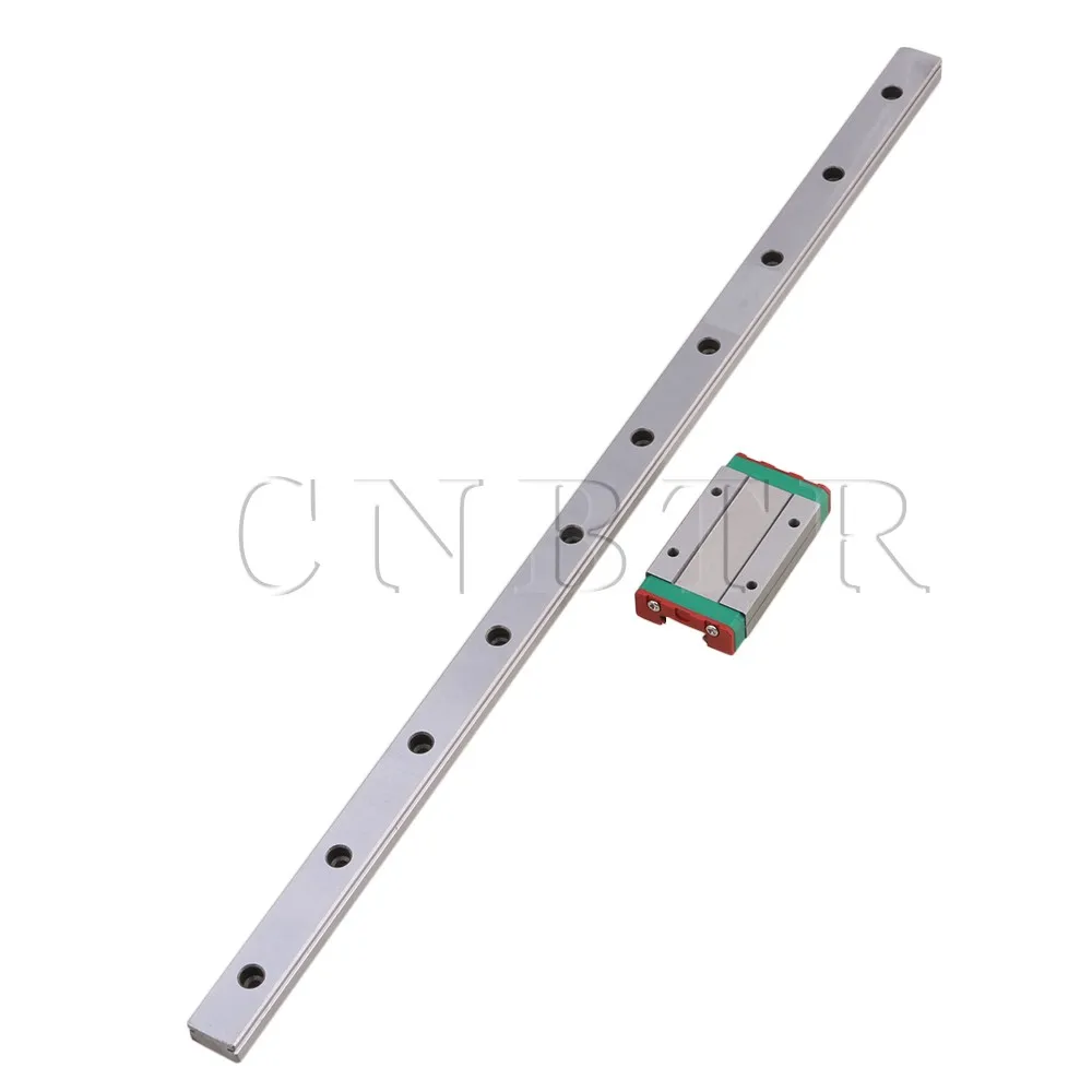 

CNBTR 400mm MGN15 Steel Extended Guide Linear Bearing Slide Rails & MGN15C Sliding Block for Precision Measurement Equipment Set