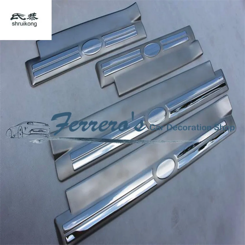 Free shipping for Land rover discovery 4 stainless steel scuff plate inside door sill 4pcs/set high quality
Free shipping for Land rover discovery 4 stainless steel scuff plate inside door sill 4pcs/set high quality