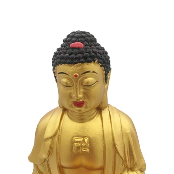 Gilded Buddha Statue Buddhist Offerings Resin Craft for Home Decor Believer Congregation Respect Figurine Buddhist Temple Supply
Gilded Buddha Statue Buddhist Offerings Resin Craft for Home Decor Believer Congregation Respect Figurine Buddhist Temple Supply