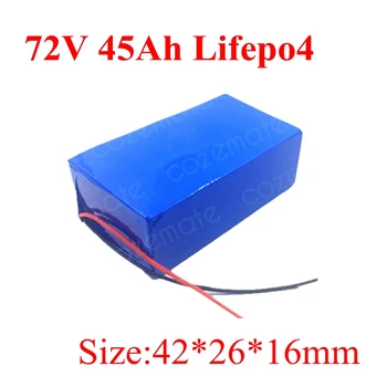 72v 45ah Lifepo4 Battery with 50A BMS for 4000w 3500w Electric Bicycle Bike Scooter Tricycle Electric Motorcycle 10A Charger
72v 45ah Lifepo4 Battery with 50A BMS for 4000w 3500w Electric Bicycle Bike Scooter Tricycle Electric Motorcycle 10A Charger