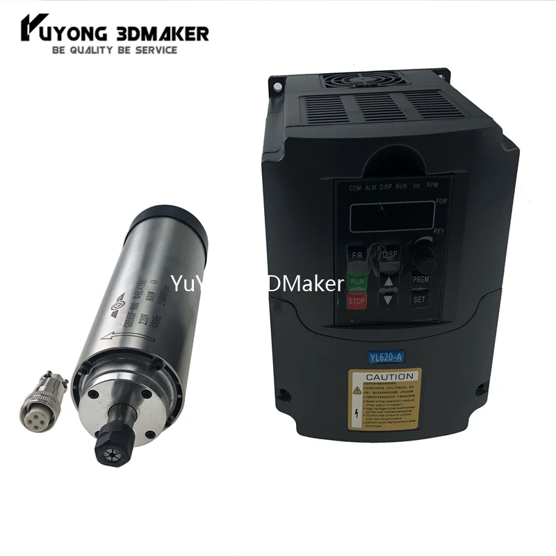 Air Cooled 800W Router Spindle + 1.5KW VFD For Workbee OX CNC Engraving Milling Machine
Air Cooled 800W Router Spindle + 1.5KW VFD For Workbee OX CNC Engraving Milling Machine