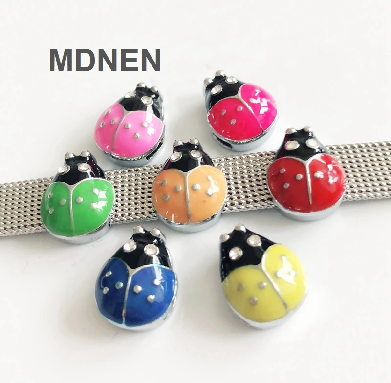 20PCS 8MM Enamel Colorful Ladybug Slide Charms Letters DIY Accessories Fit 8mm Belts Bracelets, CCOR, CD0320
20PCS 8MM Enamel Colorful Ladybug Slide Charms Letters DIY Accessories Fit 8mm Belts Bracelets, CCOR, CD0320