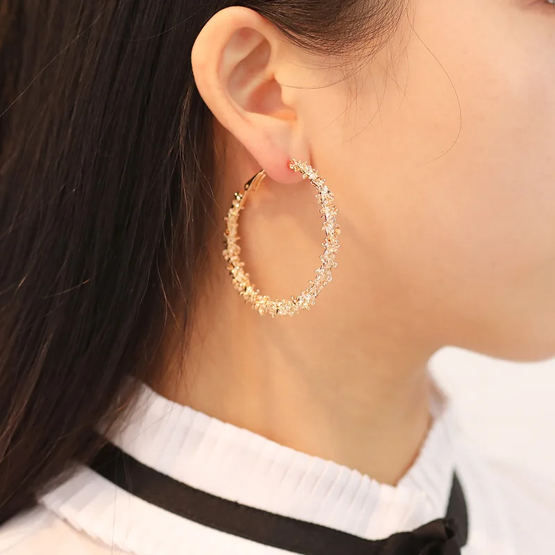 Europe and America Hot New Gold Silver Color Earring Minimalist Irregular Multi-thorn Round Hoop Earrings Statement Wild Jewelry
Europe and America Hot New Gold Silver Color Earring Minimalist Irregular Multi-thorn Round Hoop Earrings Statement Wild Jewelry