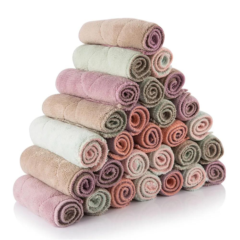 Microfiber Cleaning Scouring Pad Cloth Super absorbent home Kitchen Towels Wiping Dust Rags Clean Dish Cloth K5
Microfiber Cleaning Scouring Pad Cloth Super absorbent home Kitchen Towels Wiping Dust Rags Clean Dish Cloth K5