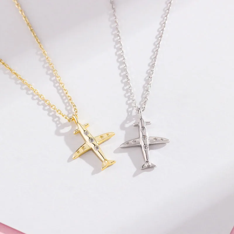 Silvology 925 Sterling Silver Aircraft Necklace Zircon luxurious High Quality 2019 New Elegant Female Pendant Necklace Jewelry
Silvology 925 Sterling Silver Aircraft Necklace Zircon luxurious High Quality 2019 New Elegant Female Pendant Necklace Jewelry