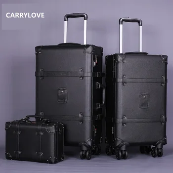 CARRYLOVE high quality series 20/22/24inch PU Handbag and Rolling Luggage Vintage Commerce Travel Suitcase
CARRYLOVE high quality series 20/22/24inch PU Handbag and Rolling Luggage Vintage Commerce Travel Suitcase