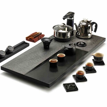 complete tea set with tea tray black stone serving tray with induction cooker 220V porcelain kungfu tea sets pot tea cup pitcher
complete tea set with tea tray black stone serving tray with induction cooker 220V porcelain kungfu tea sets pot tea cup pitcher