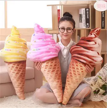 Cartoon coloured ice cream Plush Toys Children's day birthday gift plush ice cream Cloth Doll baby toys pillow
Cartoon coloured ice cream Plush Toys Children's day birthday gift plush ice cream Cloth Doll baby toys pillow