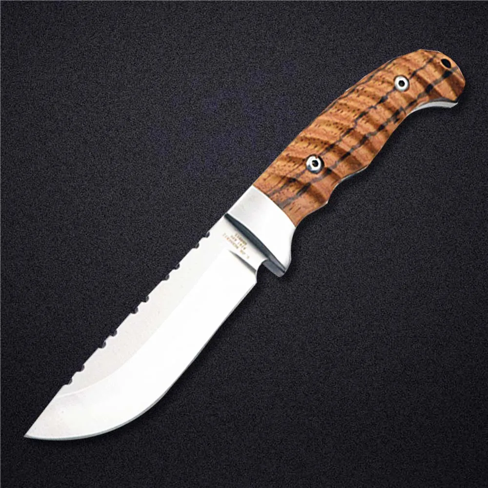 ToughKeng Fixed Tactical Blade Knife Detailed Sanding 420 Stainless Steel Blade Zebra Wood Handle Straight Knives Hot Selling
ToughKeng Fixed Tactical Blade Knife Detailed Sanding 420 Stainless Steel Blade Zebra Wood Handle Straight Knives Hot Selling