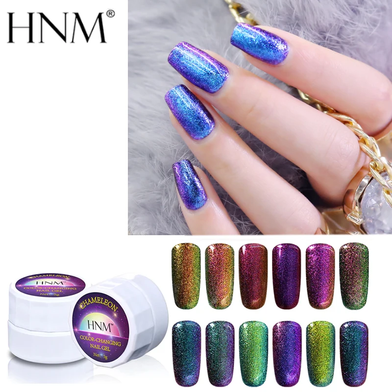 HNM 5g 3D Colorful Phantom Chameleon Shimmer Gel Nail Polish Manicure Color Changing Need UV Lamp Base Top Primer Lucky Varnish
HNM 5g 3D Colorful Phantom Chameleon Shimmer Gel Nail Polish Manicure Color Changing Need UV Lamp Base Top Primer Lucky Varnish