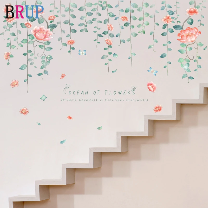 Nordic Style Flower Vines Wall Stickers for Living Room Kids Room Wedding Wall Decal Baby Nursery Murals Wall Decor Poster Mural
Nordic Style Flower Vines Wall Stickers for Living Room Kids Room Wedding Wall Decal Baby Nursery Murals Wall Decor Poster Mural