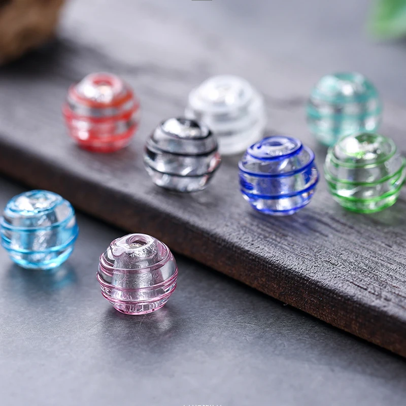 10Pcs 12mm 14mm Handmade Fine Lampwork Glass beads Foil beads with colored wire Multi-color for jewelry making
10Pcs 12mm 14mm Handmade Fine Lampwork Glass beads Foil beads with colored wire Multi-color for jewelry making