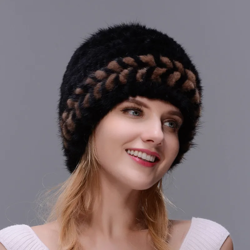 2017 New Style Winter Warm Fur Hat for Women Real Natural Mink Fur Cap Ear Warm Cap For Women Two-color Spiral Weaving Hat Cap
2017 New Style Winter Warm Fur Hat for Women Real Natural Mink Fur Cap Ear Warm Cap For Women Two-color Spiral Weaving Hat Cap