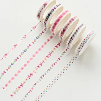 8mm Slim Flower Washi Tape Girl Decorative Sticky Paper Masking Tape Self Adhesive Tape Scrapbooking Tape
8mm Slim Flower Washi Tape Girl Decorative Sticky Paper Masking Tape Self Adhesive Tape Scrapbooking Tape