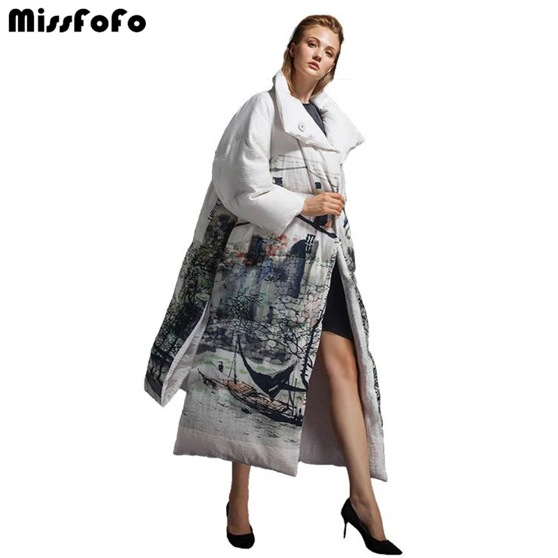MissFoFo 2017 New Fashion Down Parka China Style Goose Down Coat women's Jacket loose long down coat over-the-knee X-long White
MissFoFo 2017 New Fashion Down Parka China Style Goose Down Coat women's Jacket loose long down coat over-the-knee X-long White