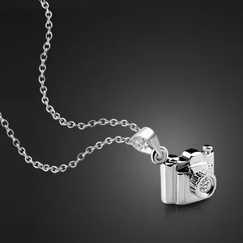 Record wonderful moments creative camera pendant Chocker 100% 925 sterling silver necklace fashion Woman jewelry gift Wholesale
Record wonderful moments creative camera pendant Chocker 100% 925 sterling silver necklace fashion Woman jewelry gift Wholesale