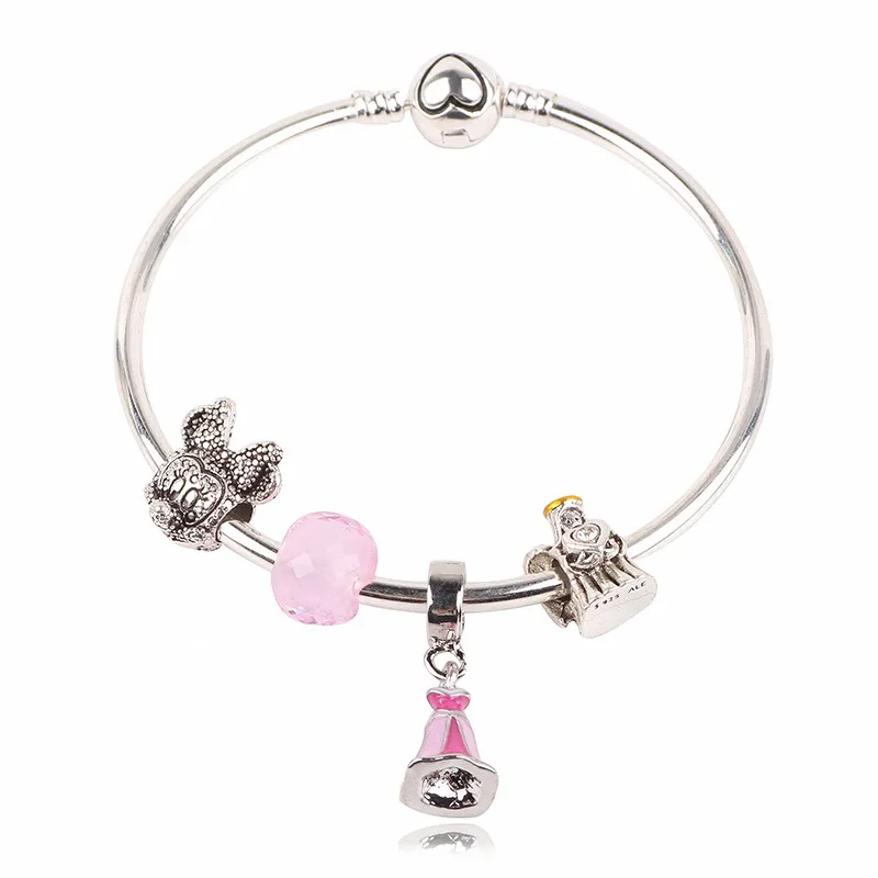 AIFEILI Dropshipping Carton Styles Charm Bracelets with Mickey Beads Fine DIY For Women Bracelets for Children Gift
AIFEILI Dropshipping Carton Styles Charm Bracelets with Mickey Beads Fine DIY For Women Bracelets for Children Gift