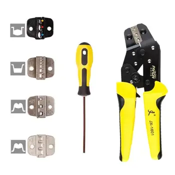 4 in1 AWG24 to AWG10 Cable Wire Crimper Crimping Ratchet Pliers Terminal Screwdriver Kit Engineering Hand Tool Sets
4 in1 AWG24 to AWG10 Cable Wire Crimper Crimping Ratchet Pliers Terminal Screwdriver Kit Engineering Hand Tool Sets