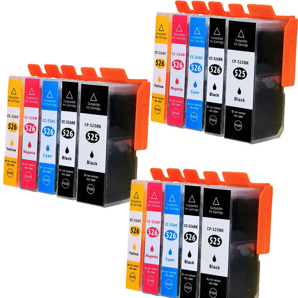 15x PGI525 CLI526 INK CARTRIDGE Compatible for Canon Pixma MG5250 MG5350 IP4850 IP4950 MG6220 IX6550 MX885
15x PGI525 CLI526 INK CARTRIDGE Compatible for Canon Pixma MG5250 MG5350 IP4850 IP4950 MG6220 IX6550 MX885