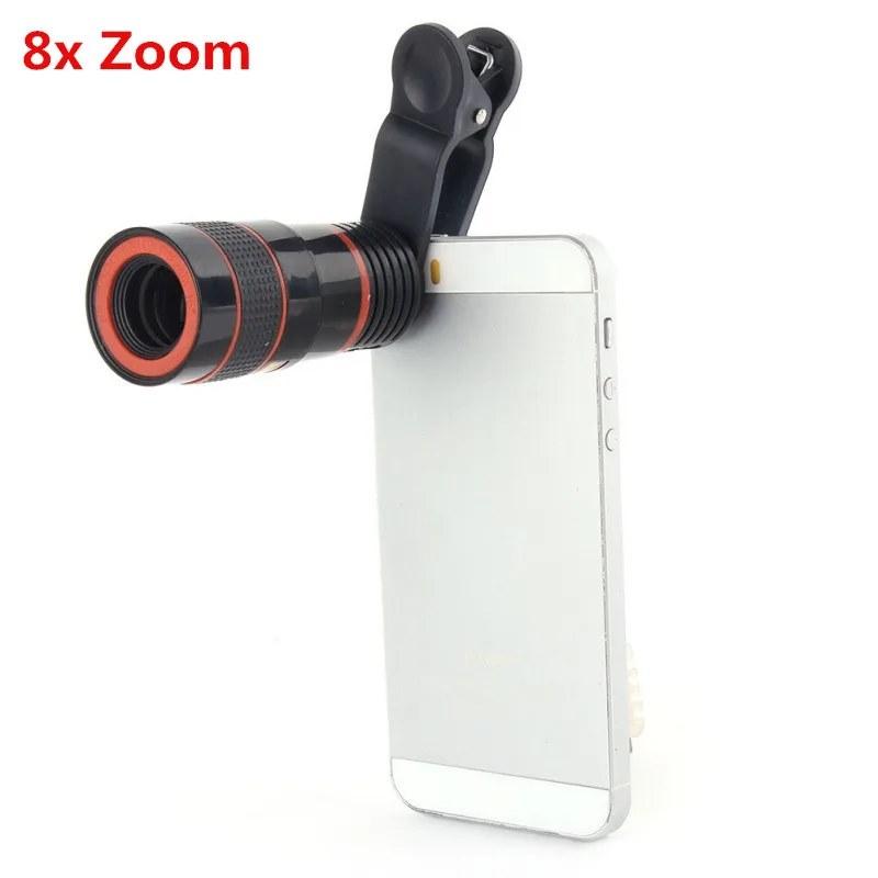 Universal Mobile Phone Telescope Camera 8x Zoom Optical Len Magnifier Lentes Para Celular for Motorola Samsung Luneta Telescopio
Universal Mobile Phone Telescope Camera 8x Zoom Optical Len Magnifier Lentes Para Celular for Motorola Samsung Luneta Telescopio