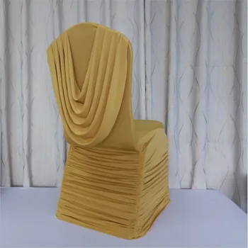 Marious 100pcs Wholesale cheap spandex lycra ruffled chair cover with valance for weddings decoration free shipping
Marious 100pcs Wholesale cheap spandex lycra ruffled chair cover with valance for weddings decoration free shipping