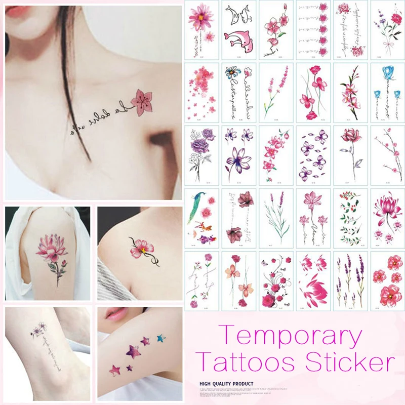 30pcs/lot Temporary Tattoos Sticker Flower Animail Instant Tattoo Body Art Waterproof Arm Fake Tatoo Paper Wholesale Mix Pattern
30pcs/lot Temporary Tattoos Sticker Flower Animail Instant Tattoo Body Art Waterproof Arm Fake Tatoo Paper Wholesale Mix Pattern
