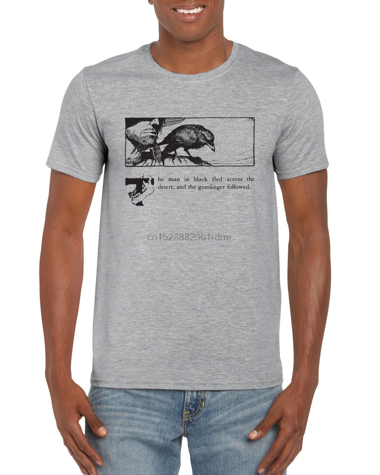 The Man In Black Fled ... Dark Tower Gunslinger Book Movie Inspired T-shirt summer o neck tee free shipping cheap tee
The Man In Black Fled ... Dark Tower Gunslinger Book Movie Inspired T-shirt summer o neck tee free shipping cheap tee