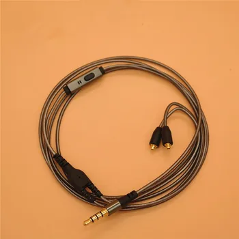 DIY pluggable earphone wire with mic for MMCX/SE215/315/535/846/UE900 Titanium gray aluminum foil wire
DIY pluggable earphone wire with mic for MMCX/SE215/315/535/846/UE900 Titanium gray aluminum foil wire