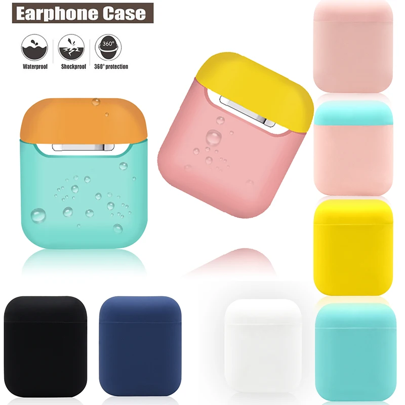 For Airpods Case Shockproof Silicone Cover Cases For Apple Airpods Waterproof Box 360 Protection Earphone Bags Accessories
For Airpods Case Shockproof Silicone Cover Cases For Apple Airpods Waterproof Box 360 Protection Earphone Bags Accessories