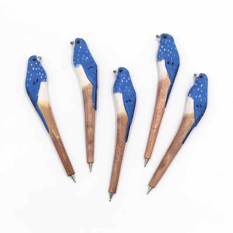 Coloffice Handmade Creative Wood Blue Wagtail Robin Bird Ballpoint pen Gift Office Stationery School Writing Supplies
Coloffice Handmade Creative Wood Blue Wagtail Robin Bird Ballpoint pen Gift Office Stationery School Writing Supplies