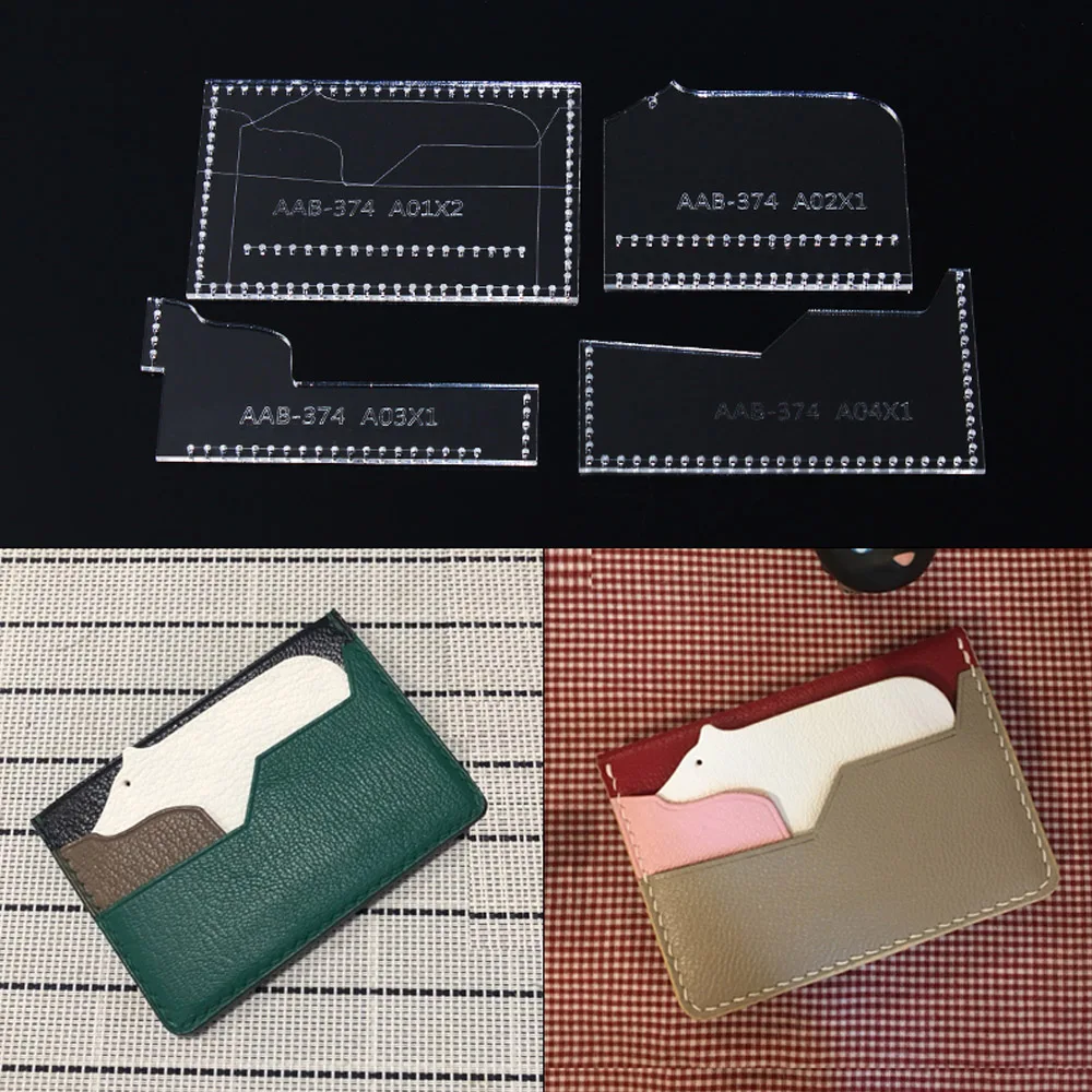DIY Handmade Leather Goods Cartoon Polar Bear Card Pack Coin Purse Card Holder Acrylic Production Template Version
DIY Handmade Leather Goods Cartoon Polar Bear Card Pack Coin Purse Card Holder Acrylic Production Template Version
