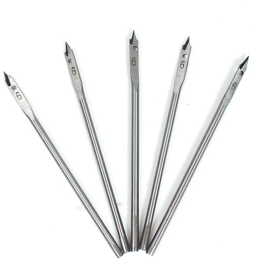 5PCS 6mm Power Drill Spade Bit DIY Wood Working Drill Bit Hole Saw Cutter Woodworking Tools for Wood
5PCS 6mm Power Drill Spade Bit DIY Wood Working Drill Bit Hole Saw Cutter Woodworking Tools for Wood