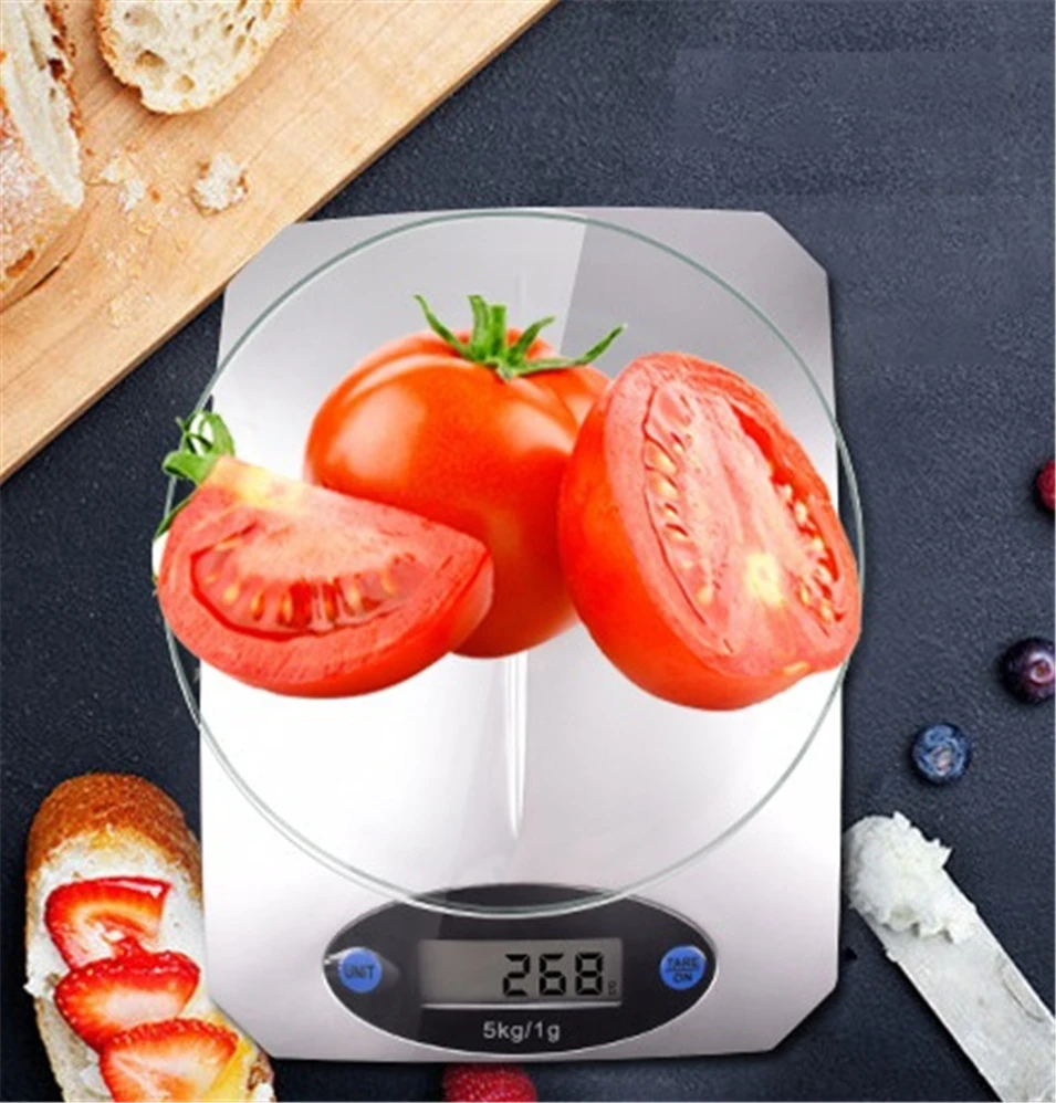 HOT 5000g/1g 5kg Food Diet Postal Kitchen Scales balance Measuring weighing scales LED electronic scales Tempered glass tray
HOT 5000g/1g 5kg Food Diet Postal Kitchen Scales balance Measuring weighing scales LED electronic scales Tempered glass tray