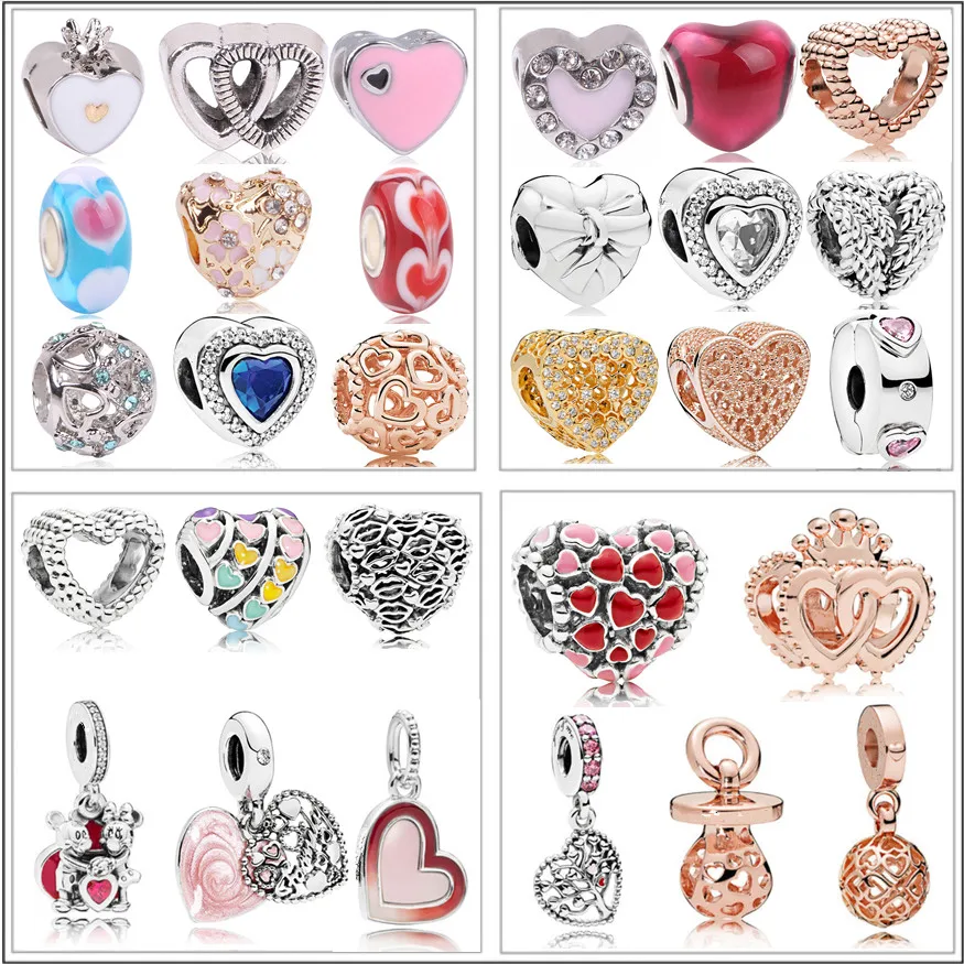 Silver 925 Love Heart Mother Charms Heart Beads Fits Original Pandora Charms Bracelet Jewelry Making DIY berlo
Silver 925 Love Heart Mother Charms Heart Beads Fits Original Pandora Charms Bracelet Jewelry Making DIY berlo