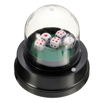 Hot Automatic Dice Roller Cup Battery Powered Pub Bar Party Game Play With 5 Dices Black
Hot Automatic Dice Roller Cup Battery Powered Pub Bar Party Game Play With 5 Dices Black