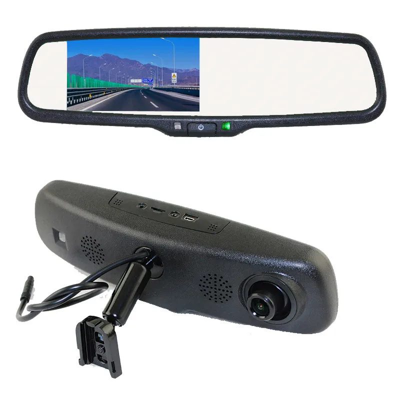 car 4.3 Mirror DVR Monitor + OEM Bracket fit for Toyota +mini camera+4 radar sensor parking alarm reversing aid visible system
car 4.3 Mirror DVR Monitor + OEM Bracket fit for Toyota +mini camera+4 radar sensor parking alarm reversing aid visible system