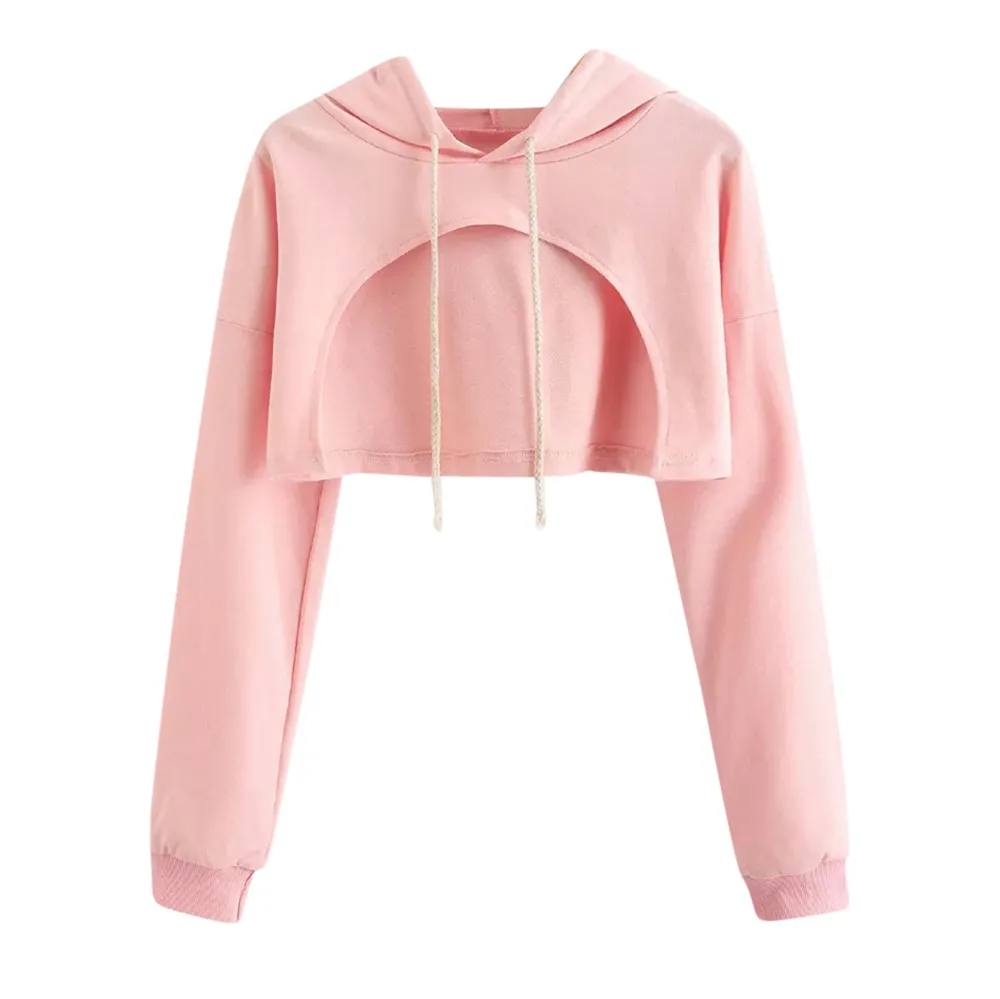 Women Casual Drop Shoulder Cut Out Crop Hoodie Top Blouse sudadera mujer hoodies women sweatshirt women hoodies sweatshirt
Women Casual Drop Shoulder Cut Out Crop Hoodie Top Blouse sudadera mujer hoodies women sweatshirt women hoodies sweatshirt