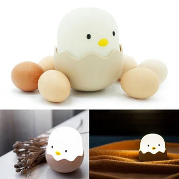 Rechargeable Cute Cartoon Tumbler Chick Shape Soft Silicone Tap Control Night Light Lamp Cute Toys Gifts for Kids Baby Bedroom
Rechargeable Cute Cartoon Tumbler Chick Shape Soft Silicone Tap Control Night Light Lamp Cute Toys Gifts for Kids Baby Bedroom