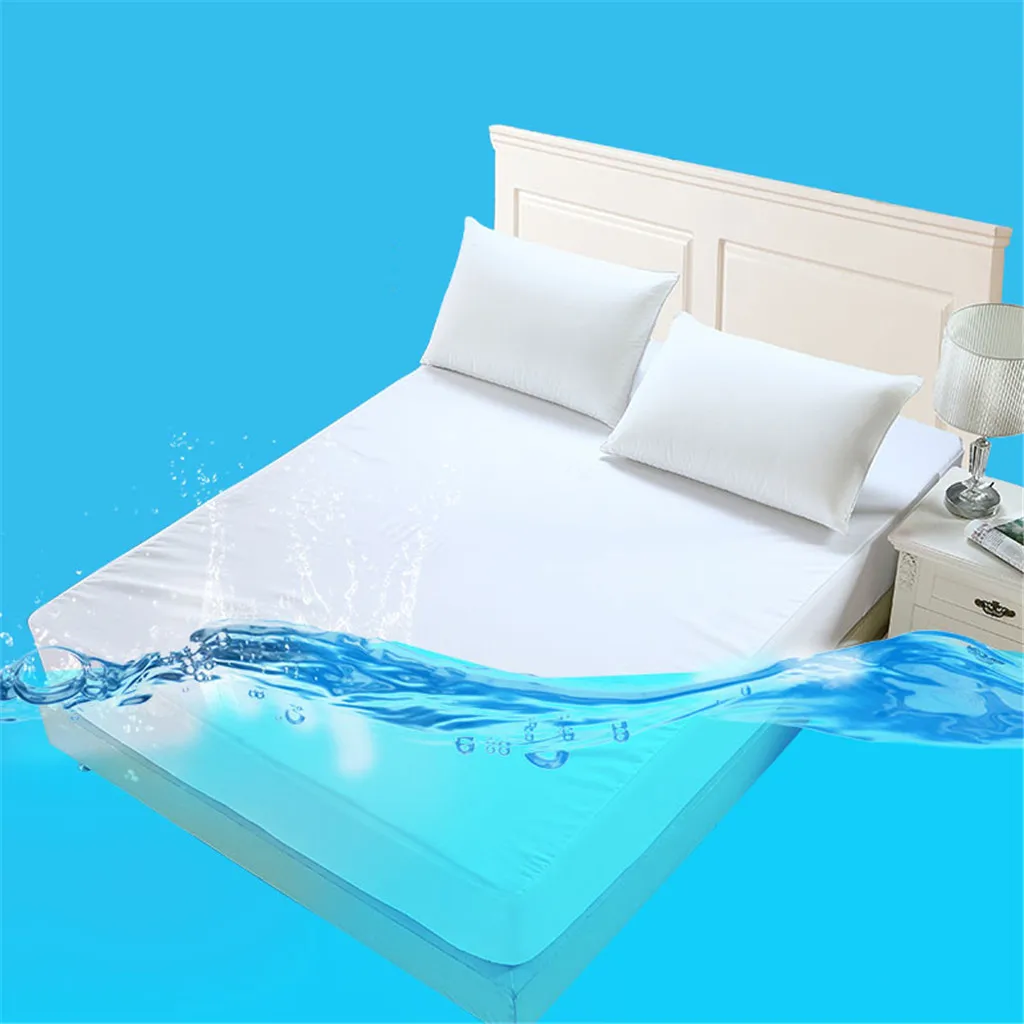 Waterproof Mattress Bedspread Hotel Solid Color Sanding Waterproof Bed Cover Cloth Mattress Protective Bed Cover Zipper Bug 153
Waterproof Mattress Bedspread Hotel Solid Color Sanding Waterproof Bed Cover Cloth Mattress Protective Bed Cover Zipper Bug 153